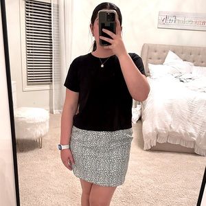 LISTICLE Printed Mini Skirt with Pockets